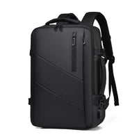 HKM-838483 Versatile Waterproof USB Nylon Backpack for 15.6 Inch Laptops