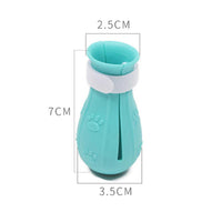 HKM-8385341 Adjustable Anti-Scratch Cat Foot Covers with Leak Holes for Easy Bathing and Grooming