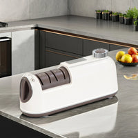 HKM-838547 2-Stage Electric Knife Sharpener for Quick Kitchen Knife Maintenance and Household Use