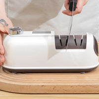HKM-838547 2-Stage Electric Knife Sharpener for Quick Kitchen Knife Maintenance and Household Use
