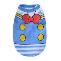HKM-8386237 Cotton Striped Vest for Dogs in Multiple Spring and Summer Colors