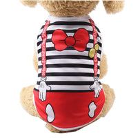 HKM-8386237 Cotton Striped Vest for Dogs in Multiple Spring and Summer Colors