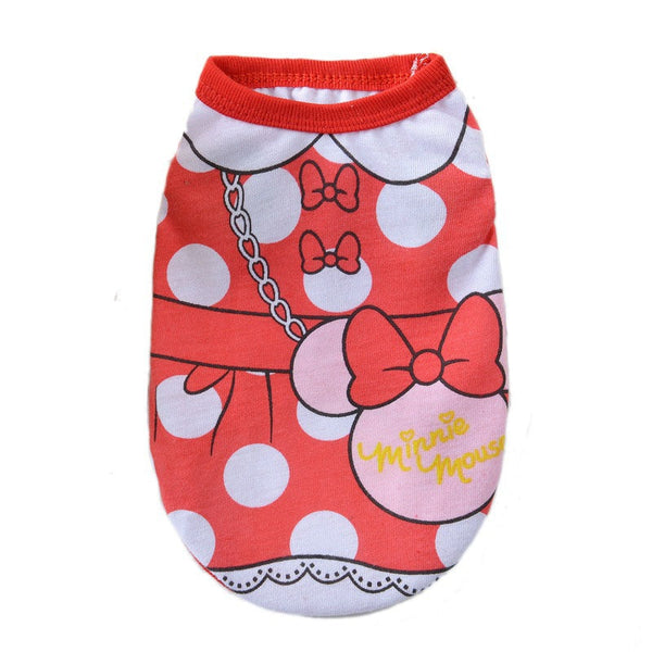 HKM-8386237 Cotton Striped Vest for Dogs in Multiple Spring and Summer Colors