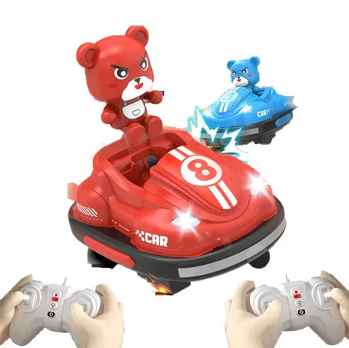 HKM-838675 Mini RC Bumper Cars with Lights and Music – Interactive Multiplayer Game for Kids and Parents