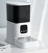 HKM-8387645 Smart WiFi Pet Feeder with APP Control, Voice Recorder & Large 6L Capacity for Dogs and Cats
