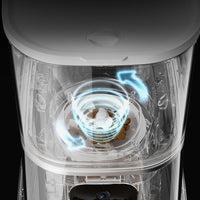 HKM-8387645 Smart WiFi Pet Feeder with APP Control, Voice Recorder & Large 6L Capacity for Dogs and Cats