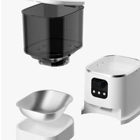 HKM-8387645 Smart WiFi Pet Feeder with APP Control, Voice Recorder & Large 6L Capacity for Dogs and Cats