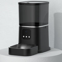 HKM-8387645 Smart WiFi Pet Feeder with APP Control, Voice Recorder & Large 6L Capacity for Dogs and Cats