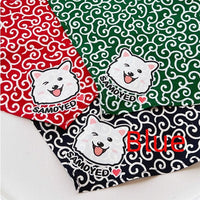 HKM-8388029 Lace Triangle Pet Scarf for Dogs - Suitable for All Breeds, 58cm Size in Red, Green, and Blue