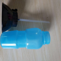 HKM-8389693 Portable Pet Water Bottle with Bowl, 20oz Squeeze Dispenser for Dogs and Cats