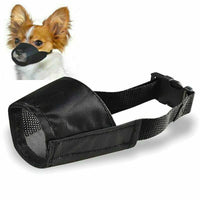 HKM-8391101 Adjustable Soft Breathable Dog Muzzle for Anti Chewing, Barking & Biting – Fits Small to Large Dogs