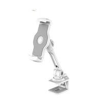 HKM-839123 Multi-Function Aluminum Alloy Tablet Stand Clip for 4-11 Inch Devices - Black/White Options