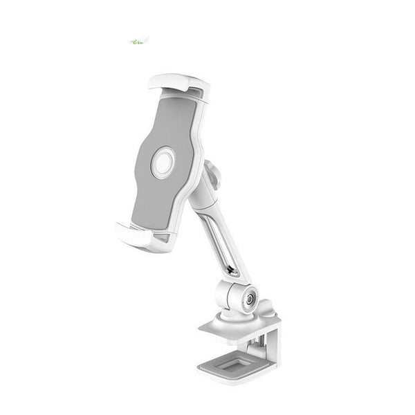 HKM-839123 Multi-Function Aluminum Alloy Tablet Stand Clip for 4-11 Inch Devices - Black/White Options