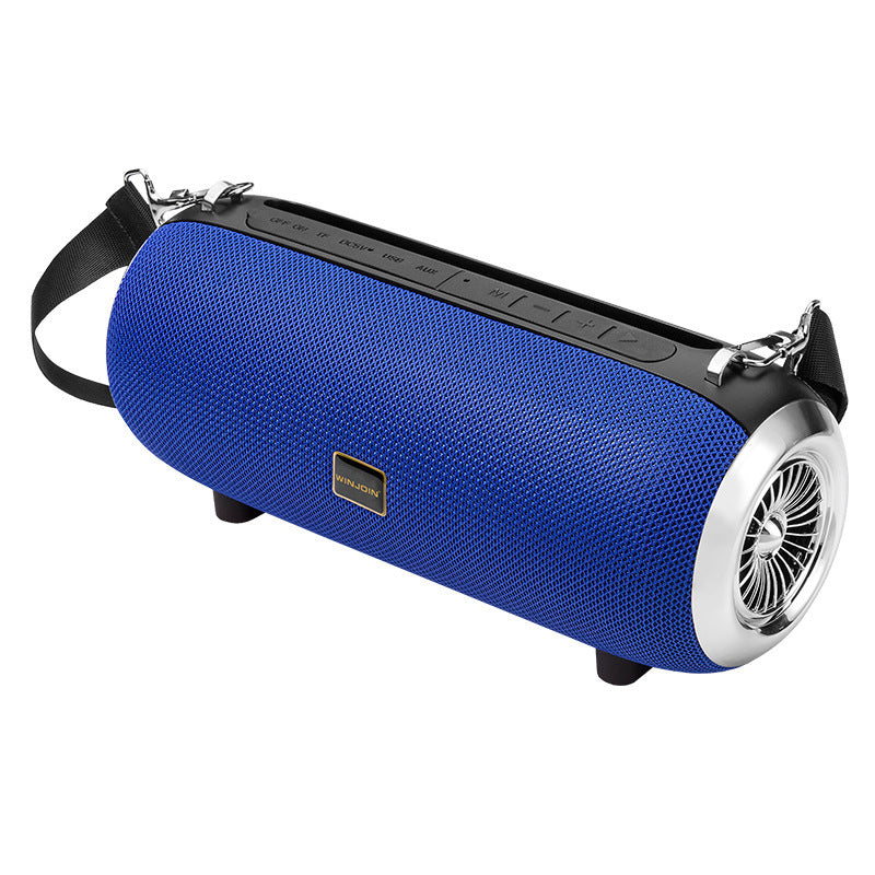 HKM-839123 Portable TWS Mini Bluetooth Speaker with FM, U-Disk & AUX Support, Retractable Antenna, Mobile Phone Stand