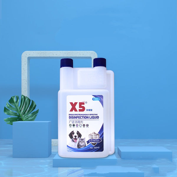 HKM-8391485 Deodorizing Spray for Cats and Dogs - 500ml Glutaraldehyde & Decamethylammonium Bromide Solution