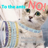 HKM-8391613 Pet Insect Repellent Collar for Dogs and Cats - Silicone Design, Cartoon Patterns, Various Colors and Sizes