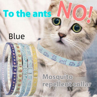 HKM-8391613 Pet Insect Repellent Collar for Dogs and Cats - Silicone Design, Cartoon Patterns, Various Colors and Sizes