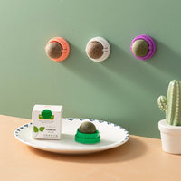 HKM-8392253 Catnip Ball Toy for Cats - Molar Teeth Cleaning, Bite-Resistant, with Avocado Mint & Cheese Flavors