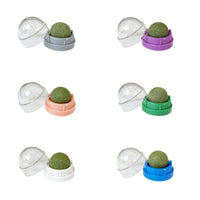 HKM-8392253 Catnip Ball Toy for Cats - Molar Teeth Cleaning, Bite-Resistant, with Avocado Mint & Cheese Flavors