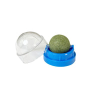 HKM-8392253 Catnip Ball Toy for Cats - Molar Teeth Cleaning, Bite-Resistant, with Avocado Mint & Cheese Flavors