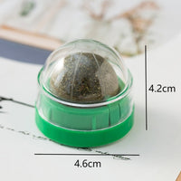 HKM-8392253 Catnip Ball Toy for Cats - Molar Teeth Cleaning, Bite-Resistant, with Avocado Mint & Cheese Flavors