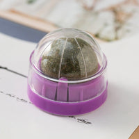HKM-8392253 Catnip Ball Toy for Cats - Molar Teeth Cleaning, Bite-Resistant, with Avocado Mint & Cheese Flavors