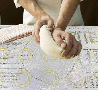HKM-839315 Platinum Silicone Kneading Pad for Baking - Non-Slip, Heat-Resistant, Easy to Clean, 585 x 385 mm