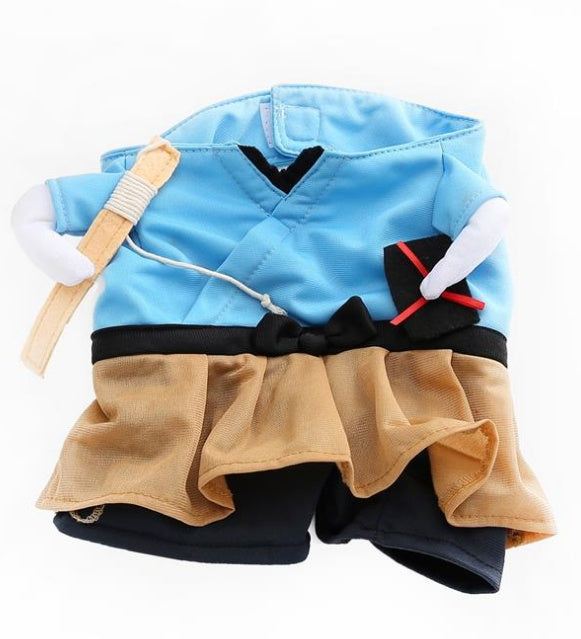 HKM-8393789 Cat Cosplay Outfit - Funny Costume Uniform Suit for Pets, Neck 20-38cm, Bust 28-57cm