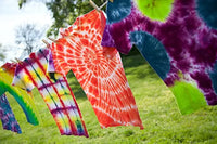 HKM-839379 12-Pack Non-Toxic Tie Dye Powder for Clothing, Socks, Bags, and Art Projects