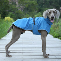 HKM-8394045 Pet Shell Jacket for Dogs - Polyester Winter Ski Suit in Blue, Rose Red, Gray, Sizes S-2XL