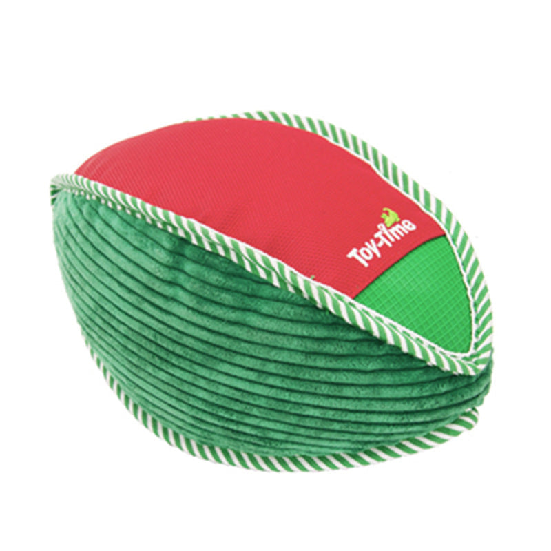 HKM-8394429 Large Olive Green Bite-Resistant Fabric Toy for Pets – Molar Teeth Cleaning Throwing Toy