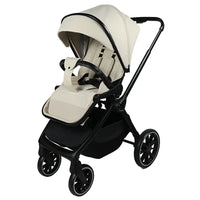 HKM-839443 Lightweight Linen 3-in-1 Baby Stroller for Infants and Toddlers (0-3 Years) in Car Design