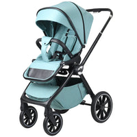 HKM-839443 Lightweight Linen 3-in-1 Baby Stroller for Infants and Toddlers (0-3 Years) in Car Design