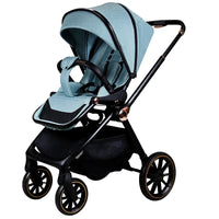 HKM-839443 Lightweight Linen 3-in-1 Baby Stroller for Infants and Toddlers (0-3 Years) in Car Design