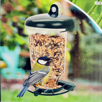 HKM-839507 Automatic Outdoor Bird Feeder with Detachable Waterproof Cover - Green, 22x14.5cm