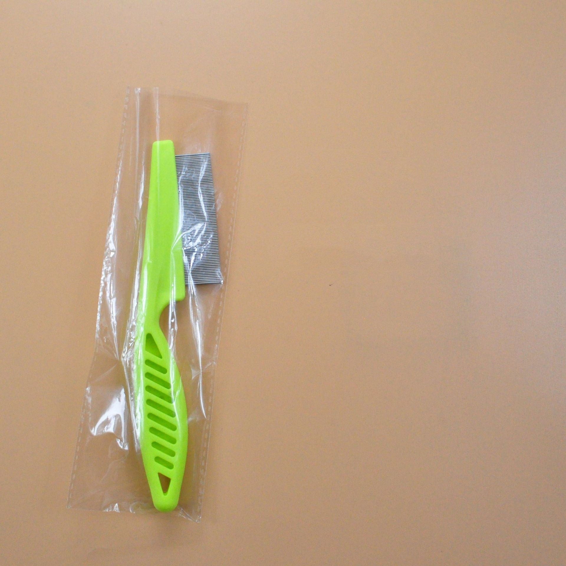 HKM-8395197 Stainless Steel Needle Flea Comb for Cats and Dogs
