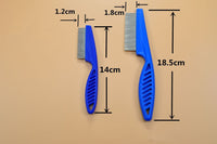 HKM-8395197 Stainless Steel Needle Flea Comb for Cats and Dogs