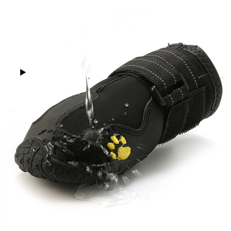 HKM-8396221 Waterproof Rubber Dog Boots for All-Weather Protection – Non-Slip and Warm