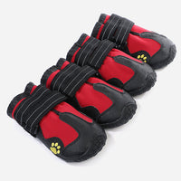 HKM-8396221 Waterproof Rubber Dog Boots for All-Weather Protection – Non-Slip and Warm