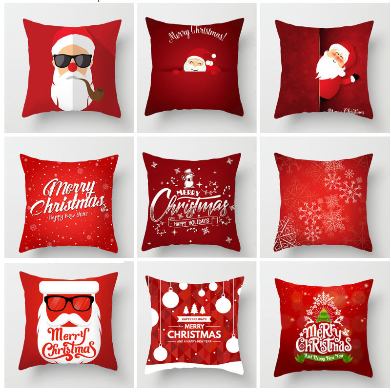 HKM-839635 Custom Cotton and Linen Pillow Case with Single-Sided Printing, 45x45 cm