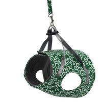 HKM-8396861 Japanese Style Cat Walking Chest Strap Vest in Blue, Red, Green - Breathable Polyester with Adjustable Fit
