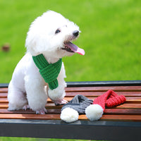 HKM-8396989 Wool Pet Scarf for Cats and Dogs - Casual Style, M & XL Sizes Available