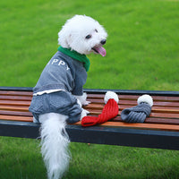 HKM-8396989 Wool Pet Scarf for Cats and Dogs - Casual Style, M & XL Sizes Available
