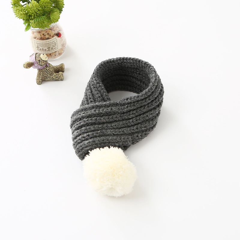 HKM-8396989 Wool Pet Scarf for Cats and Dogs - Casual Style, M & XL Sizes Available