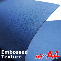 HKM-839699 A4 230gsm Embossed Texture Cardstock Paper in Multiple Colours – 50 Sheets Pack