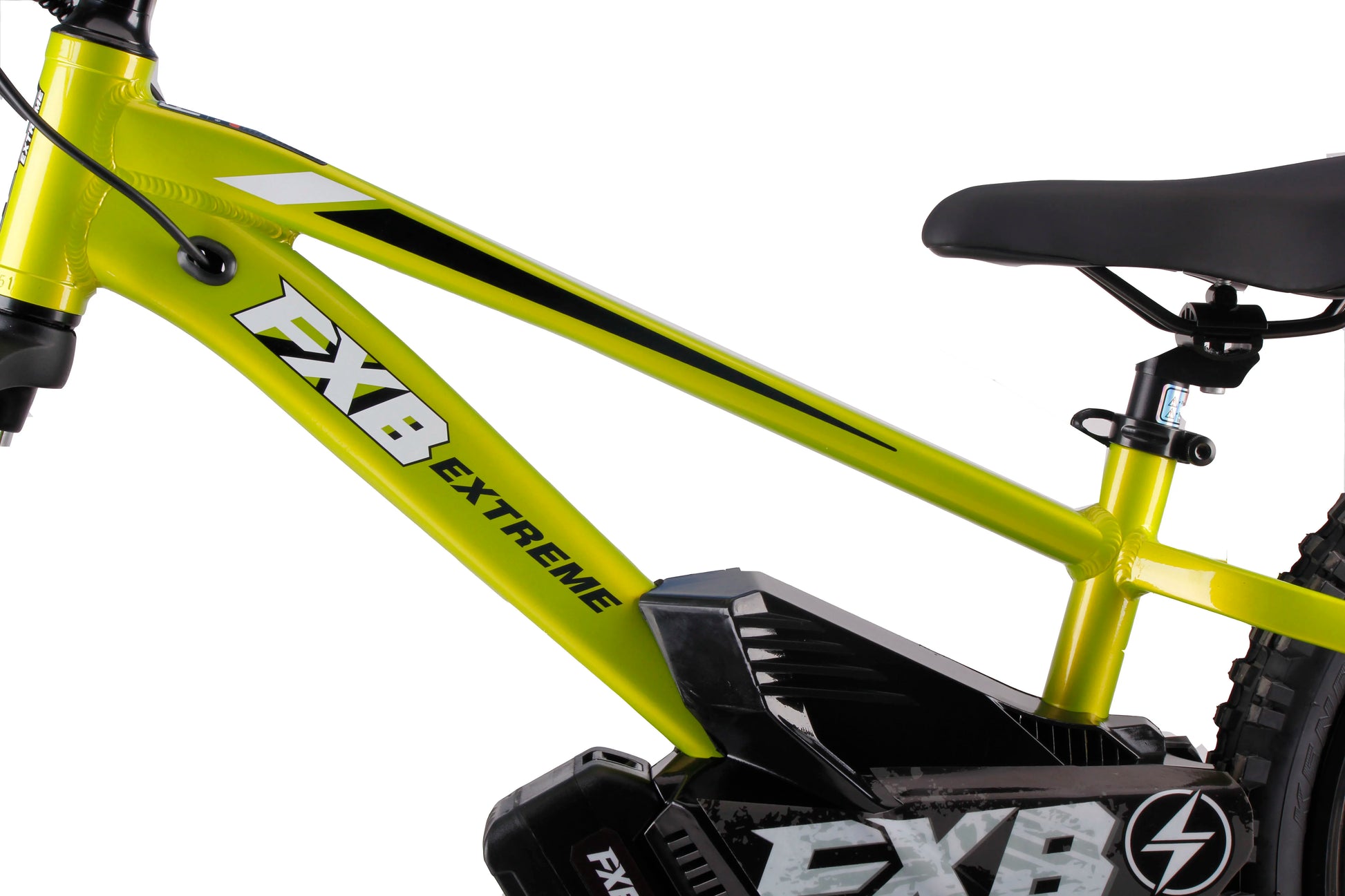 HKM-839827 20 Inch Kids Electric Bike, 36V 400W Motor, 15Km Range, Full Suspension, Hydraulic Disc Brakes, Suitable for Ages 10+