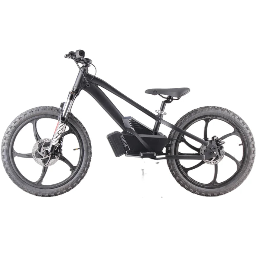 HKM-839827 20 Inch Kids Electric Bike, 36V 400W Motor, 15Km Range, Full Suspension, Hydraulic Disc Brakes, Suitable for Ages 10+