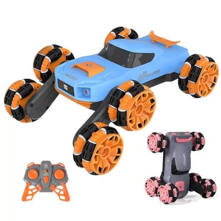 HKM-839827 6WD Swing Arm Electric RC Stunt Car - Remote Control Drift Vehicle for Ages 5 and Up