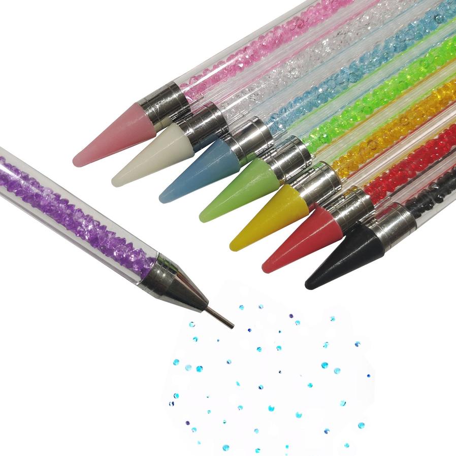 HKM-839891 Double-Headed Embossing Silicone Nail Drill Pen for Precise Nail Art