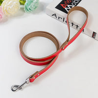 HKM-8399165 Leather Dog Leash in Multiple Colors - Durable & Stylish Options Available